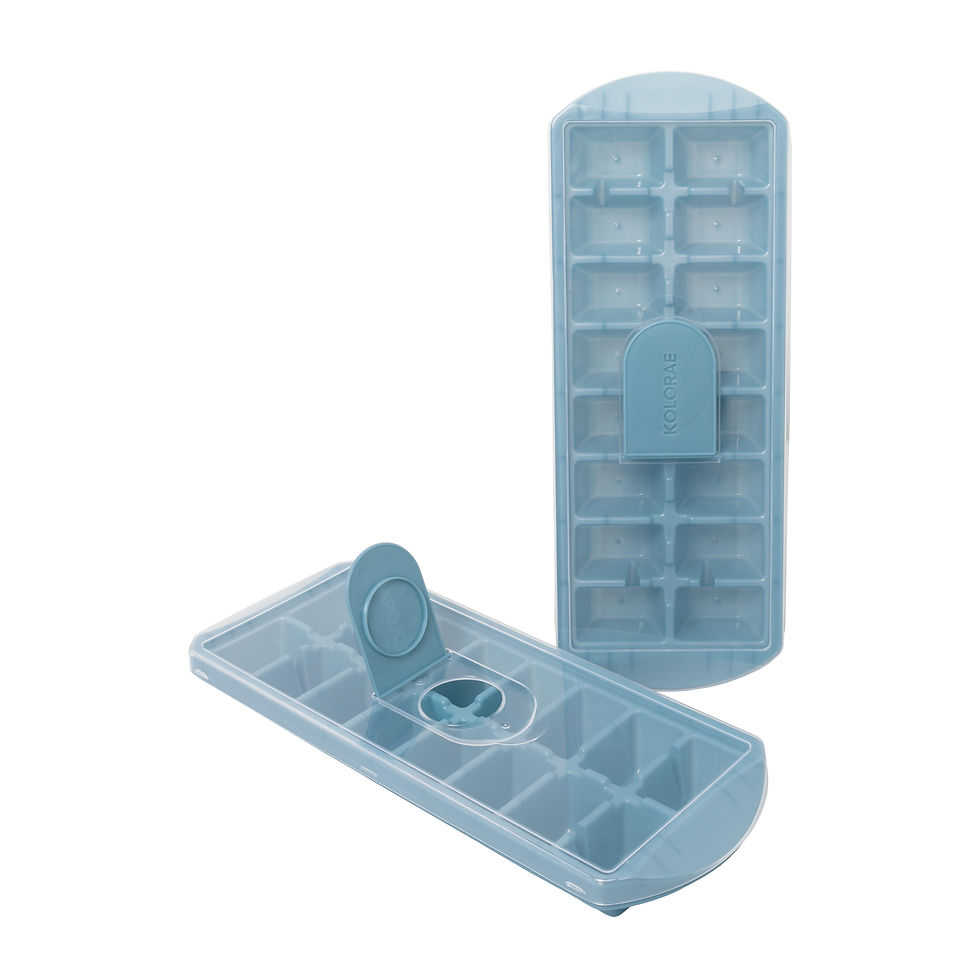 Thumbnail: KOLORAE Ice Tray 16 Cube Colors with Lid - Set of 2 - Assorted