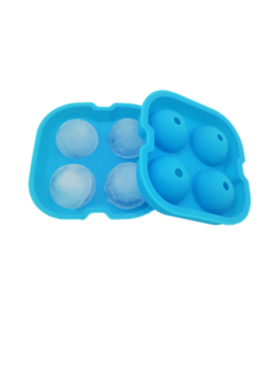 KOLORAE Silicone 4 Ball Ice Tray