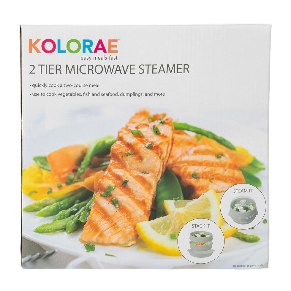Thumbnail: KOLORAE 2 Tier Microwave Steamer