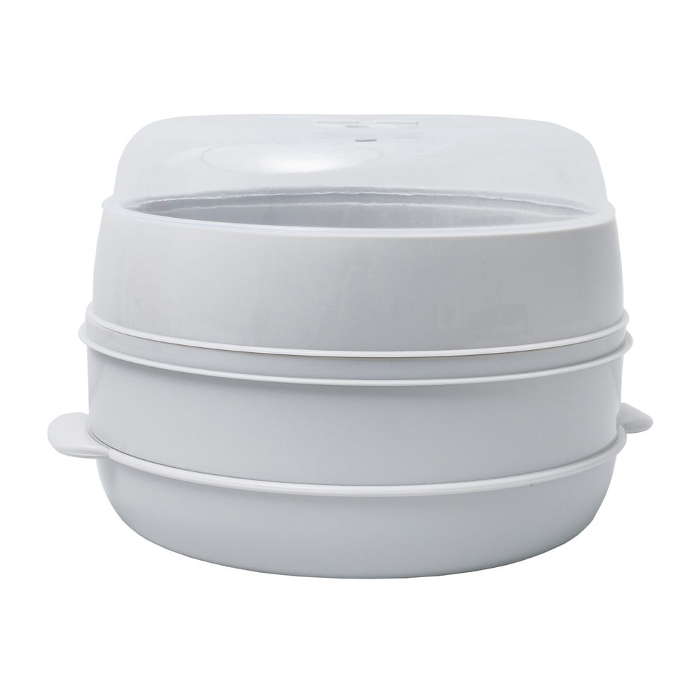 Thumbnail: KOLORAE 2 Tier Microwave Steamer