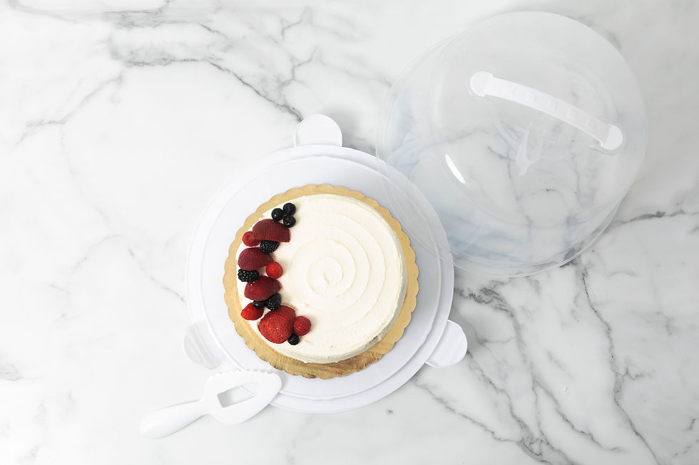 Thumbnail: KOLORAE Cake Carrier with Lid & Server