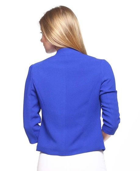 Thumbnail: 3/4 Sleeve Classic Royal Blazer