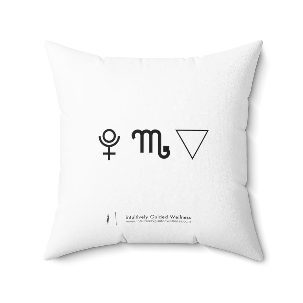 Thumbnail: Scorpio - Spun Polyester Square Pillow
