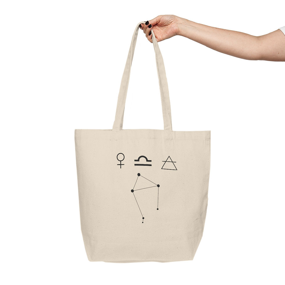 Thumbnail: Libra - Canvas Shopping Tote