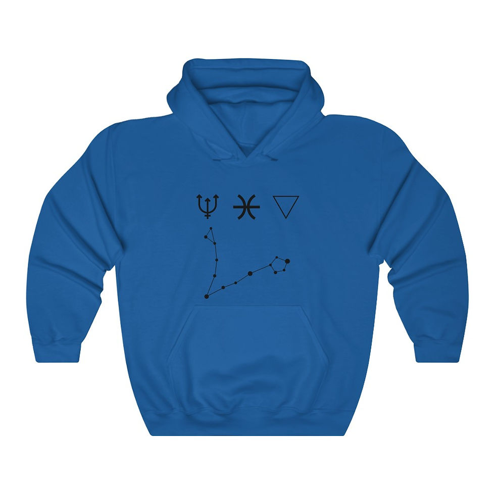 Thumbnail: Pisces - Unisex Heavy Blend™ Hooded Sweatshirt