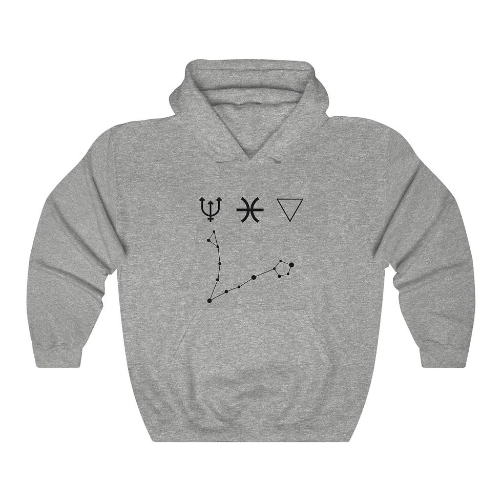Thumbnail: Pisces - Unisex Heavy Blend™ Hooded Sweatshirt