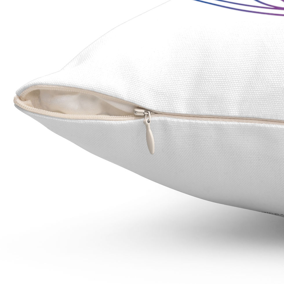 Thumbnail: Flower of Life - Spun Polyester Square Pillow