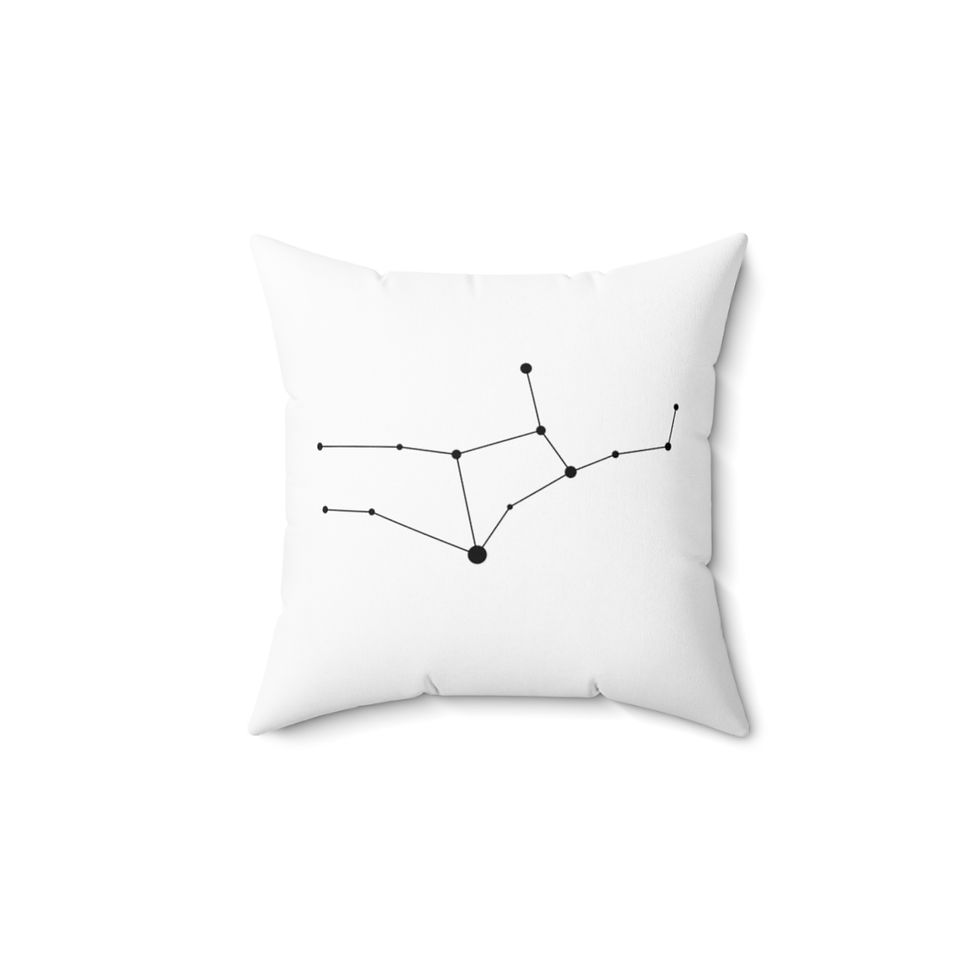 Thumbnail: Virgo - Spun Polyester Square Pillow