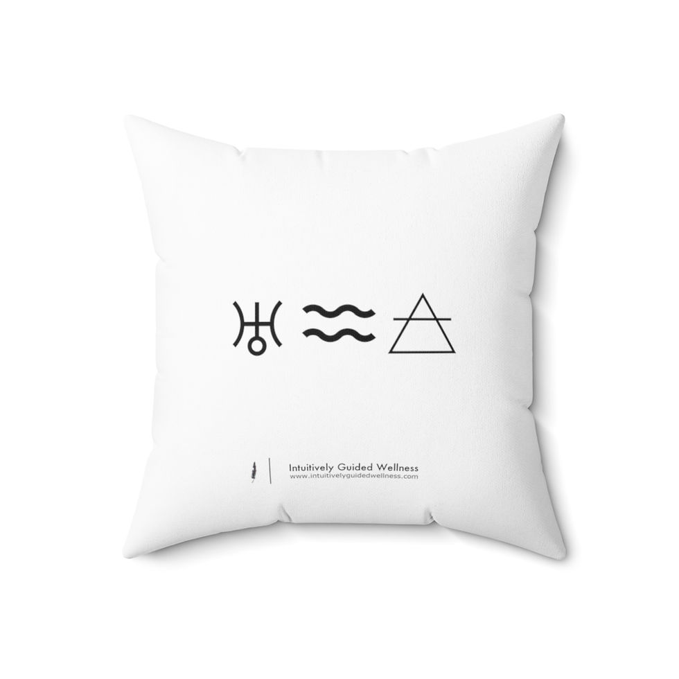Thumbnail: Aquarius - Spun Polyester Square Pillow