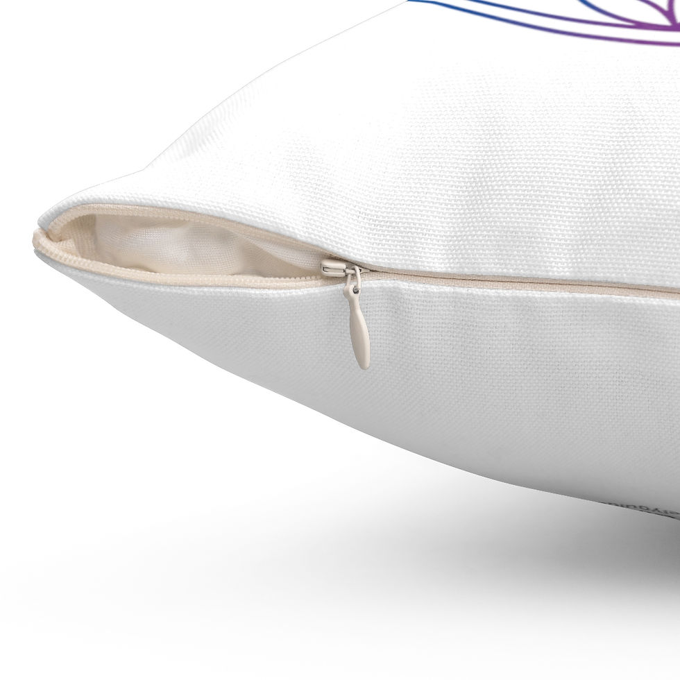 Thumbnail: Flower of Life - Spun Polyester Square Pillow