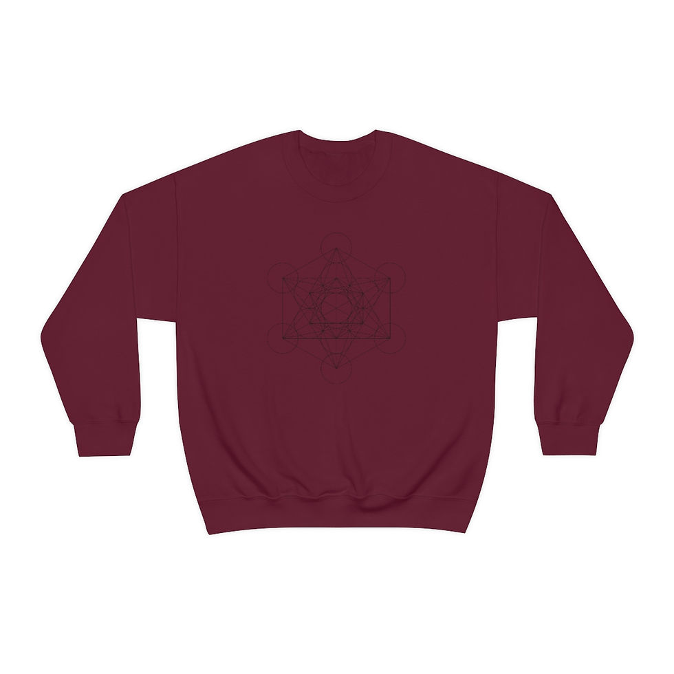 Thumbnail: Metatron's Cube - Unisex Heavy Blend™ Crewneck Sweatshirt