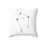 Thumbnail: Libra - Spun Polyester Square Pillow