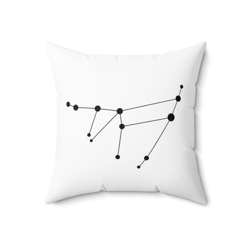 Thumbnail: Capricorn - Spun Polyester Square Pillow