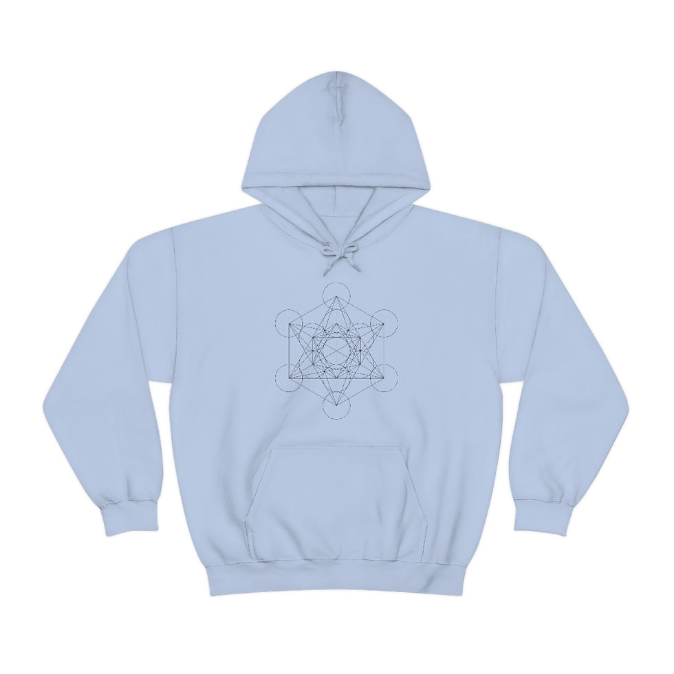 Thumbnail: Metatron's Cube - Unisex Heavy Blend™ Hooded Sweatshirt