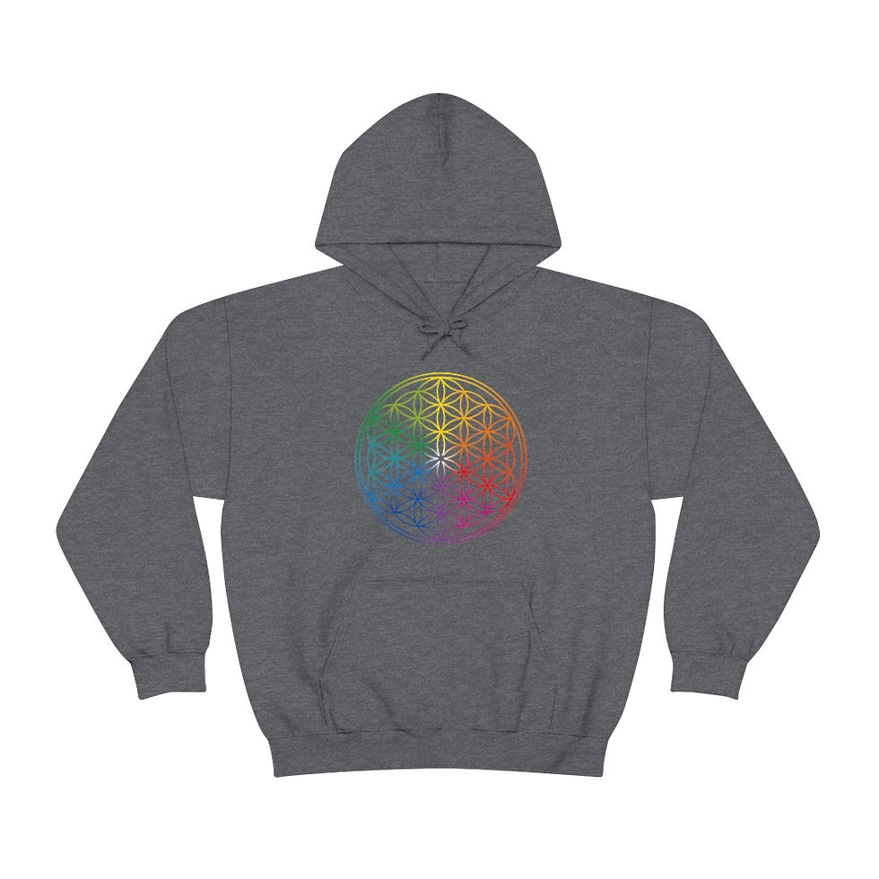Thumbnail: Flower of Life - Unisex Heavy Blend™ Hooded Sweatshirt