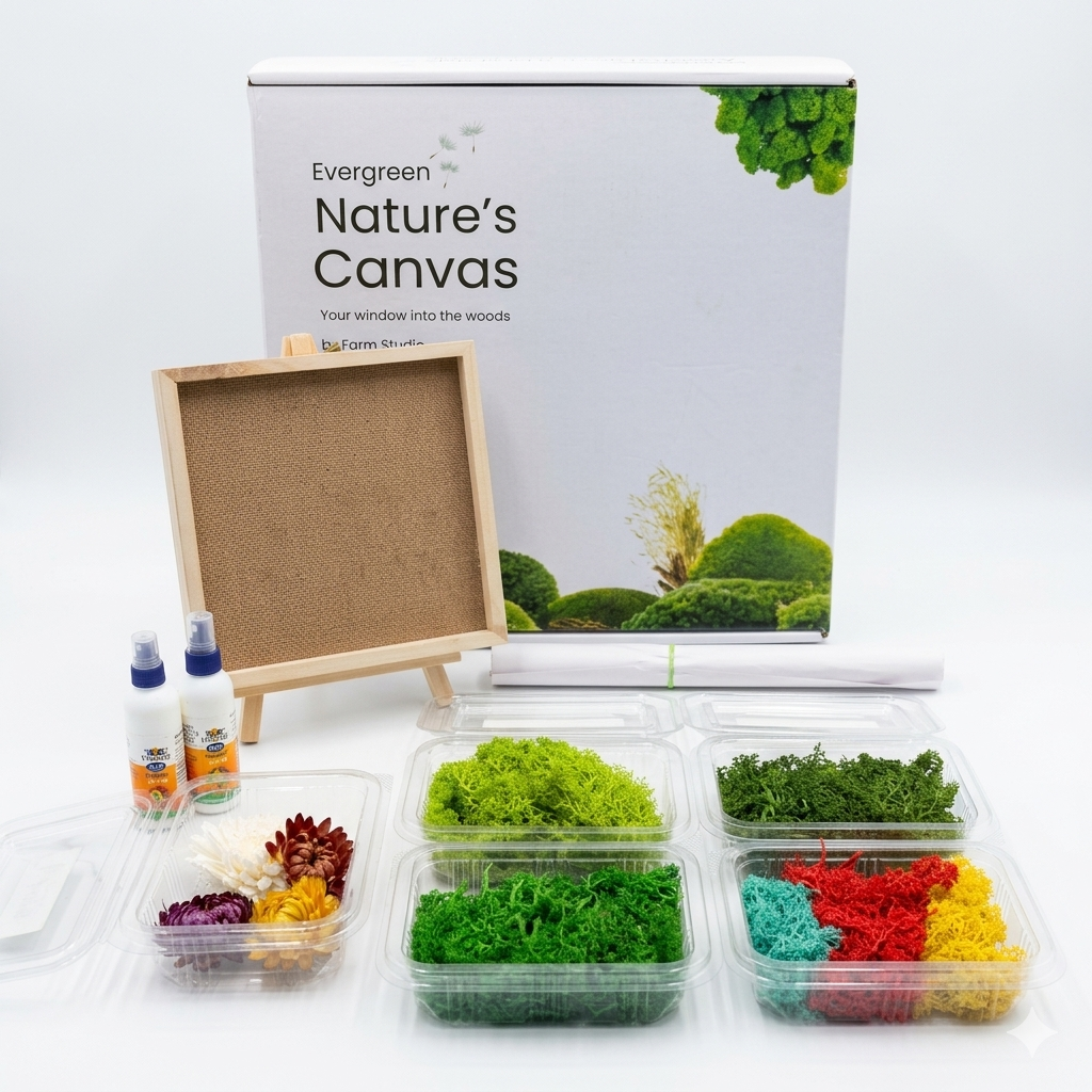 Evergreen Nature's Frame DIY Kit | Create Your Own Moss Art