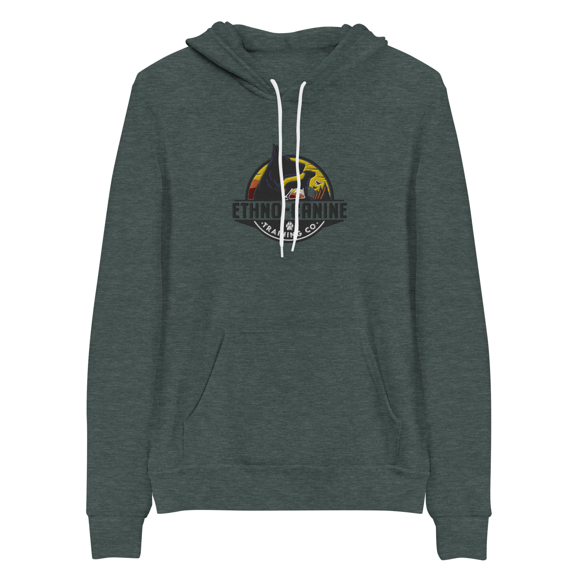 Embroidered Hoodie- Bella Canvas