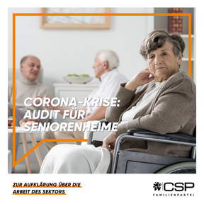 Wir fordern Audit für Seniorenheime ☝️