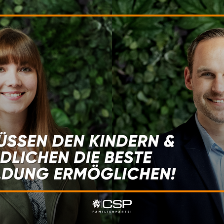 CSP: „Wir mussten klare Signale setzen!“