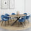 Thumbnail: CORINE Two Chenille Dining Chairs