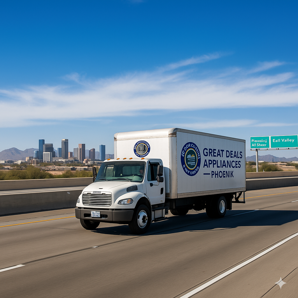Fast, reliable, and affordable appliance delivery — right to your home.