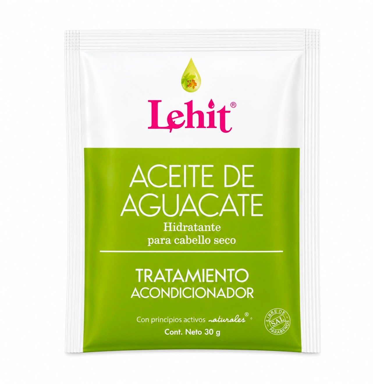 Sachet tratamiento acondicionador con aceite de aguacate lehit