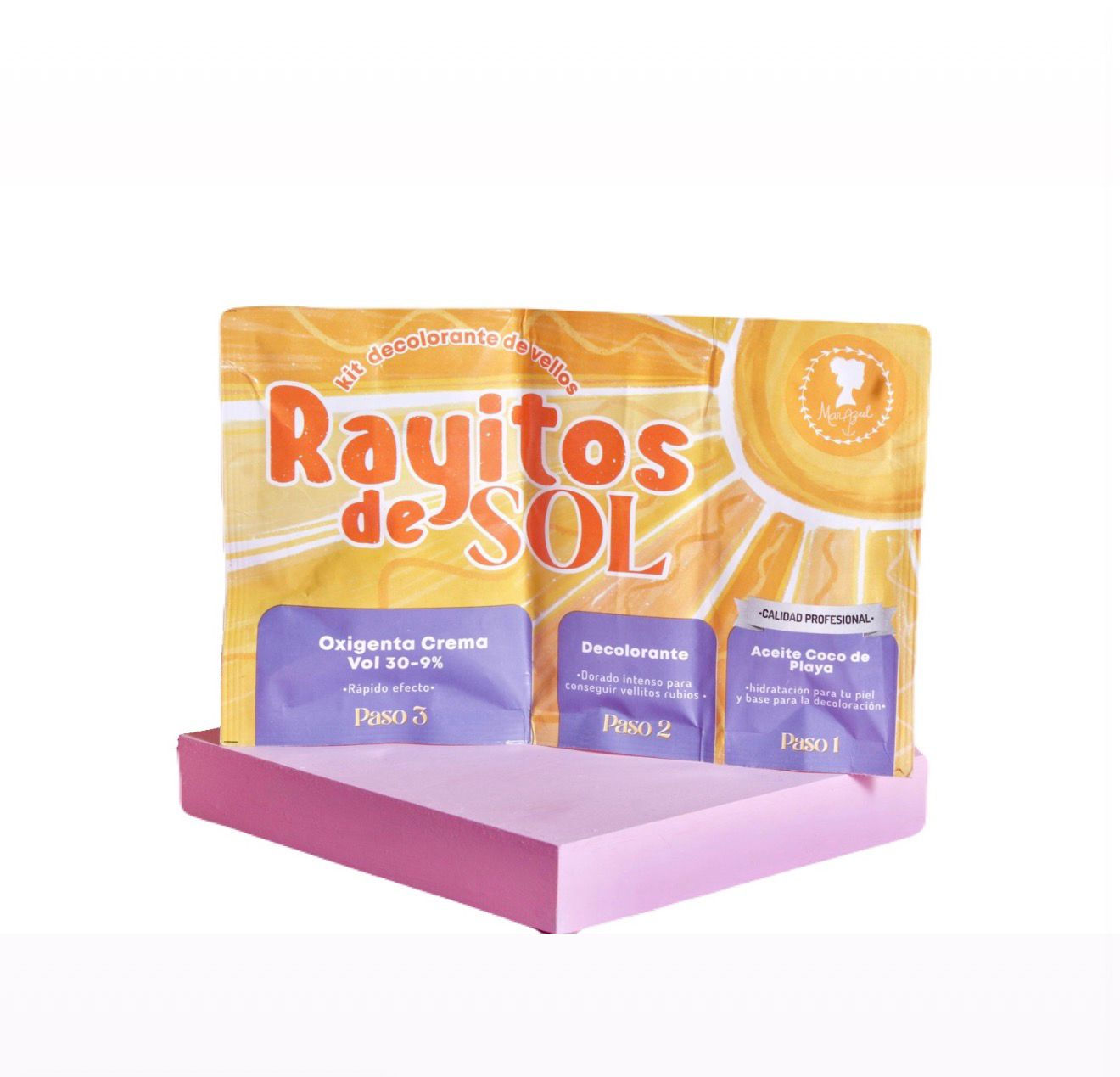 Decolorante de vellos corporales