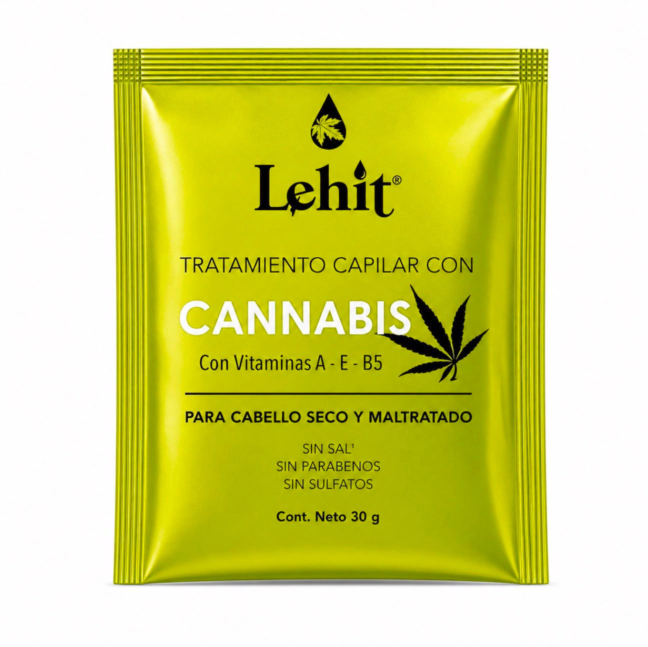 Sachet tratamiento capilar con cannabis Lehit