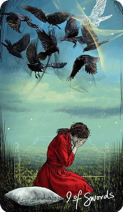 9 of Swords - The Light Seer's Tarot