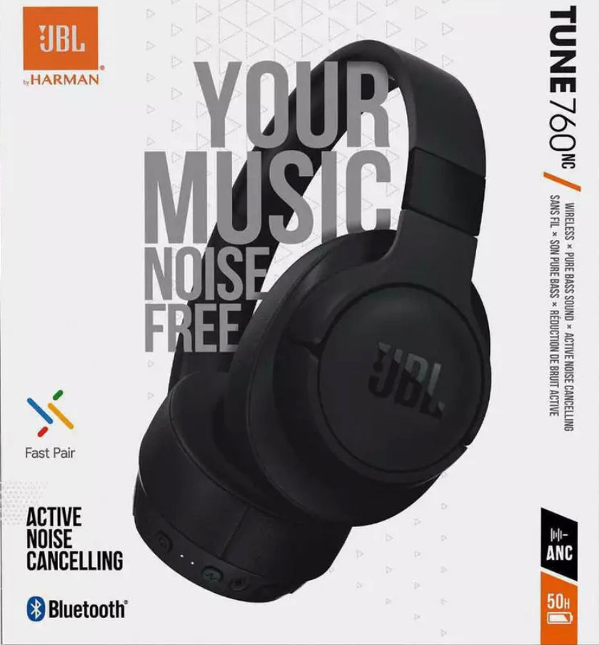 섬네일: JBL Tune 760NC Black box