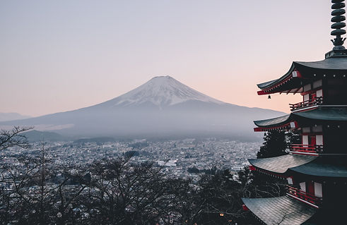 Vue sur le mont Fuji