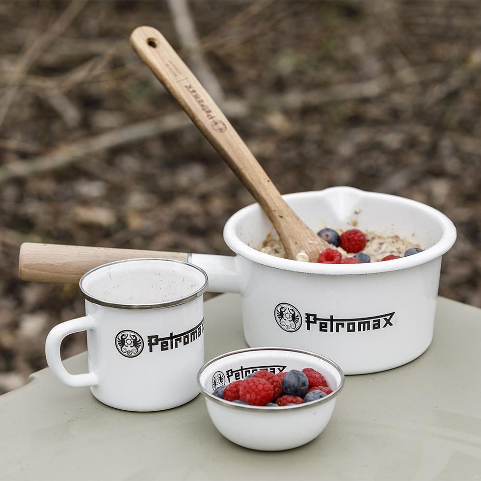 Miniaturbild: Petromax Emaille Stieltopf Weiß