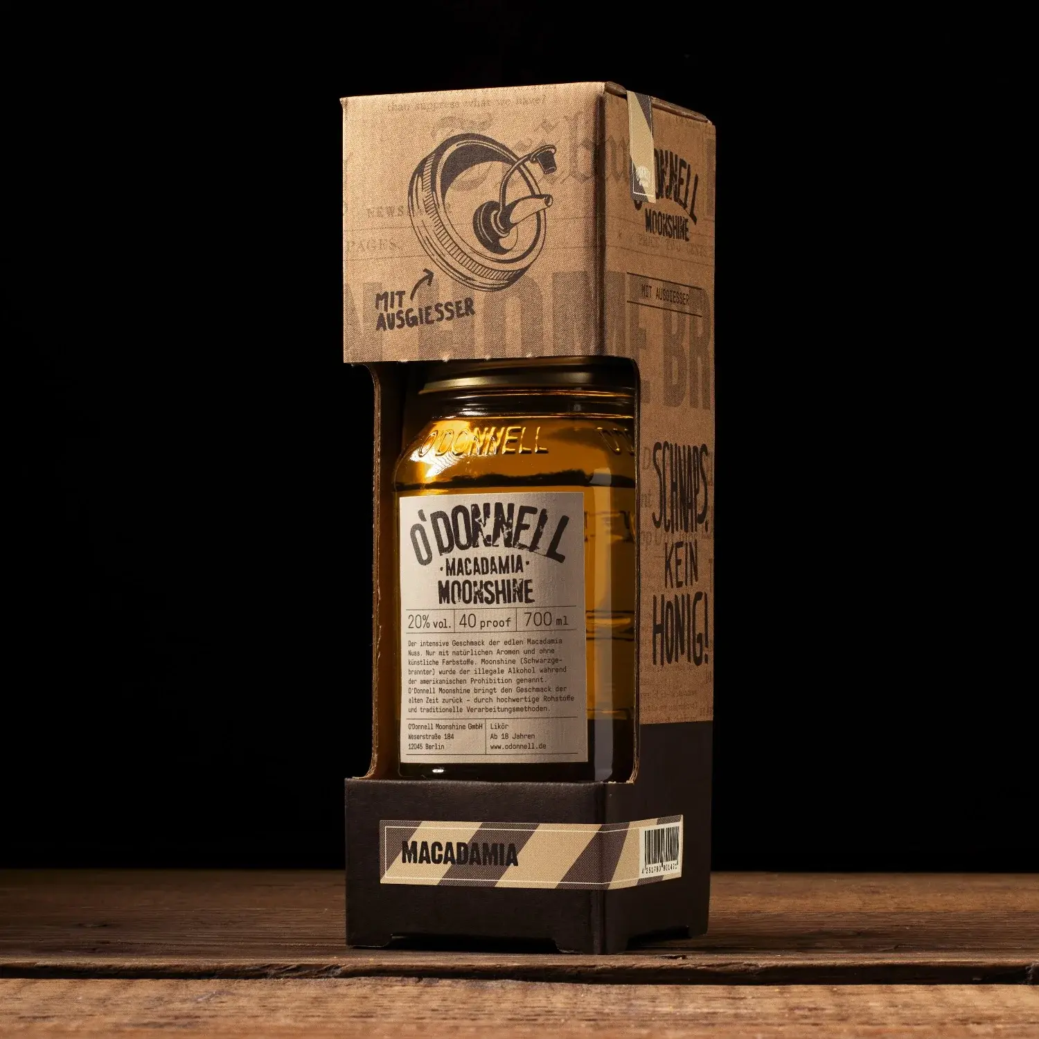 O'DONNELL Macadamia 700 ml - mit Ausgießer
