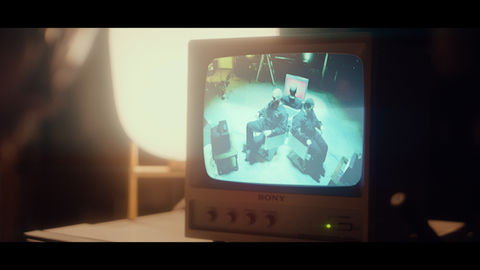 CRT Vibe music video effects