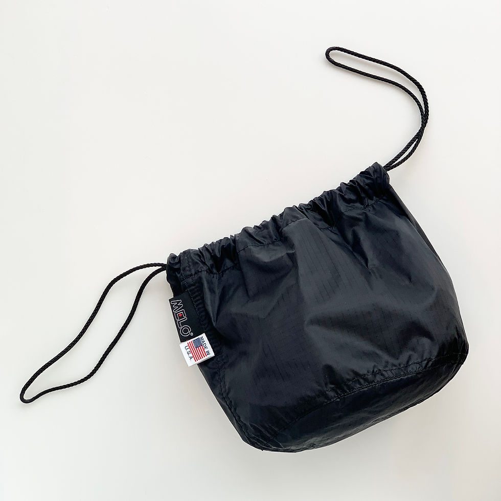 サムネイル： MELO / Drawcord Personal Bag /Black