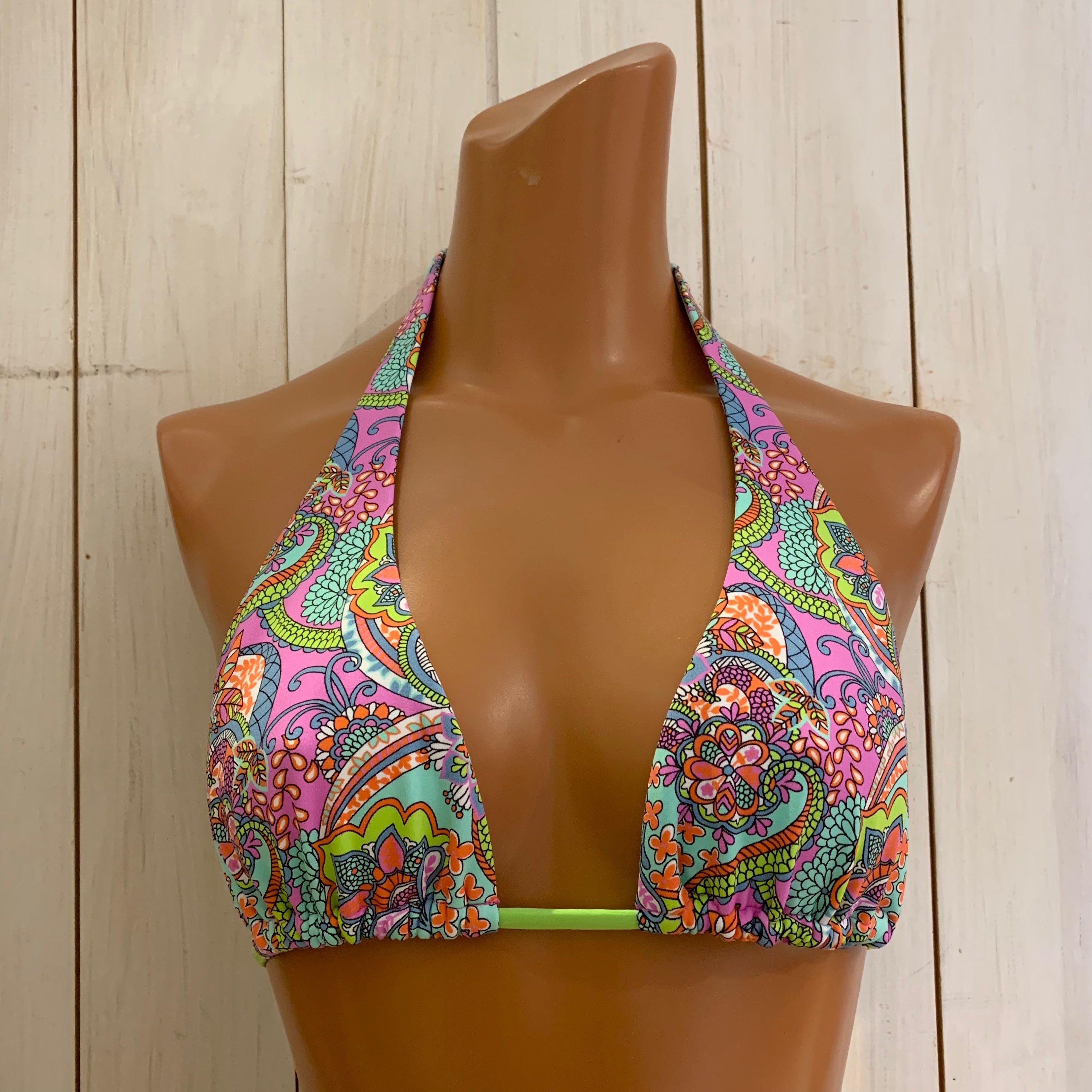 Ambrosia w/ Lime Green _T-230_Slide Halter