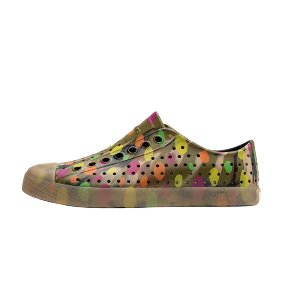 サムネイル： native / Jefferson Print  / Rookie Green Marble / Translucent / Multi Polka Dots
