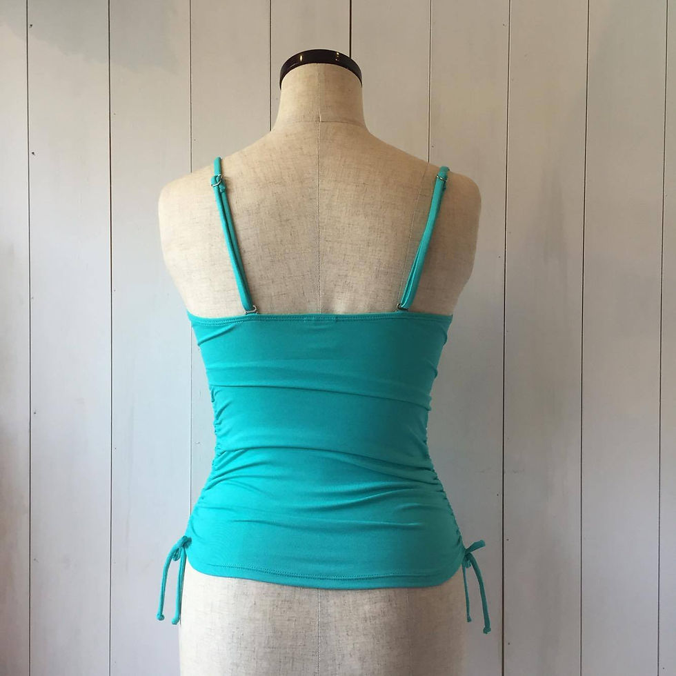 サムネイル： Sea Green_T-208_Bandeau Tankini