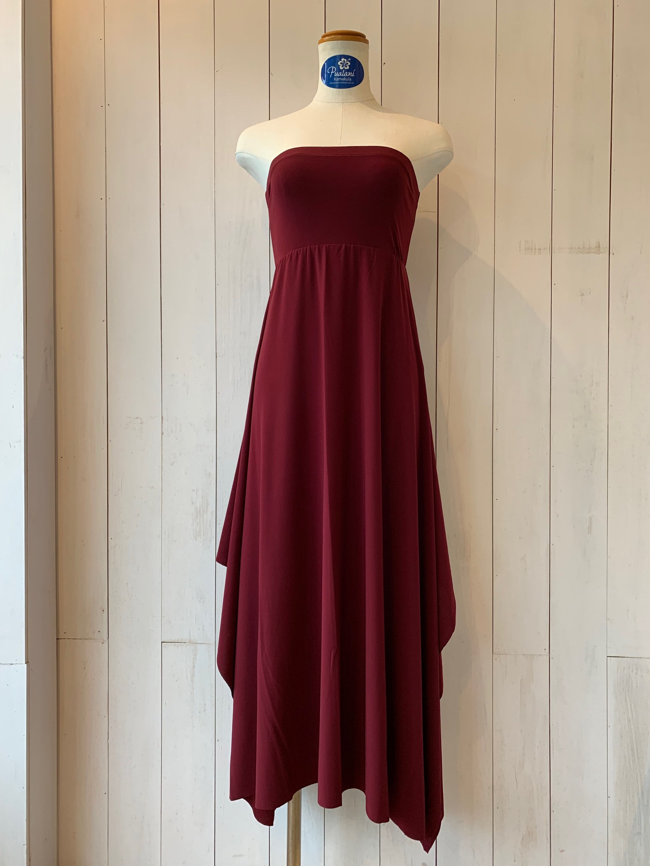 MERMAID DRESS / TD-002 / MAROON