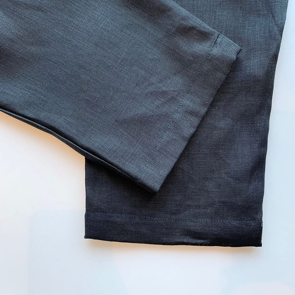 サムネイル： LINEN PANTS / LP-001 / BLACK