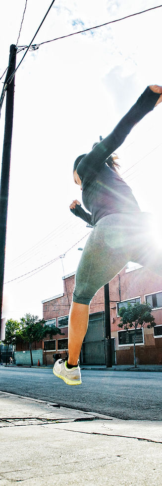 correr y saltar