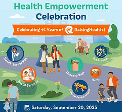 RaisingHealth Annual Celebration flyer