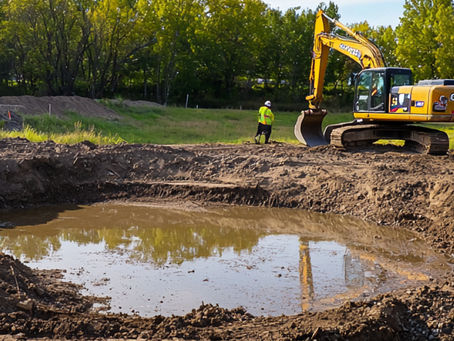 The Environmental Impact of Pond Excavation and How to Minimize It