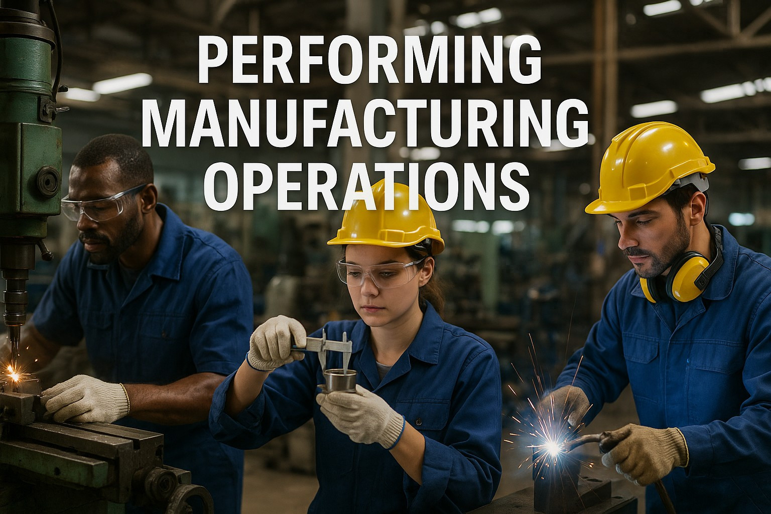 Performing Manufacturing Operations: Key Processes Explained