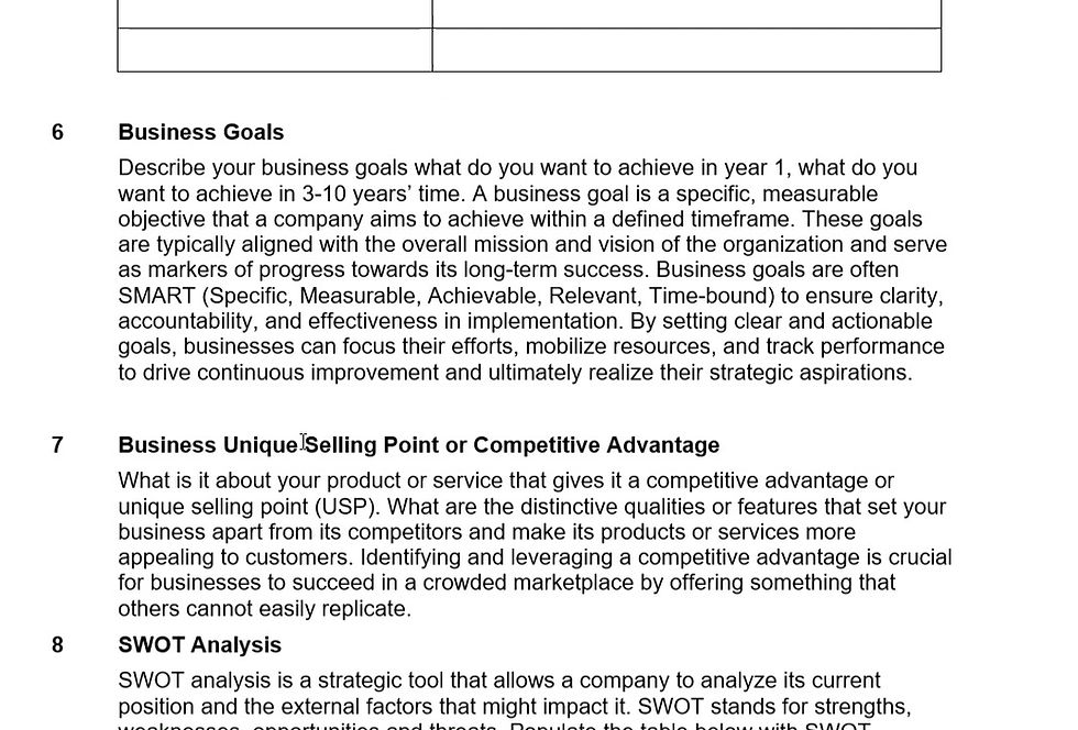섬네일: Business Plan Strategic Plan  Operational Plan Investment Proposal Video
