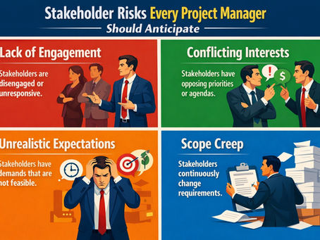 What are stakeholder risks in project management?