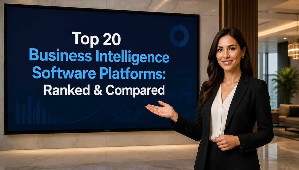 Top 20 Business Intelligence Software Platforms