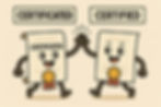 Certificated vs Certified