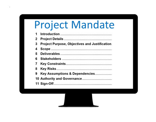 Project Mandate Template (Word) | Project Templates