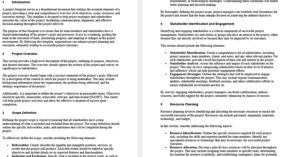 Project Blueprint Guide